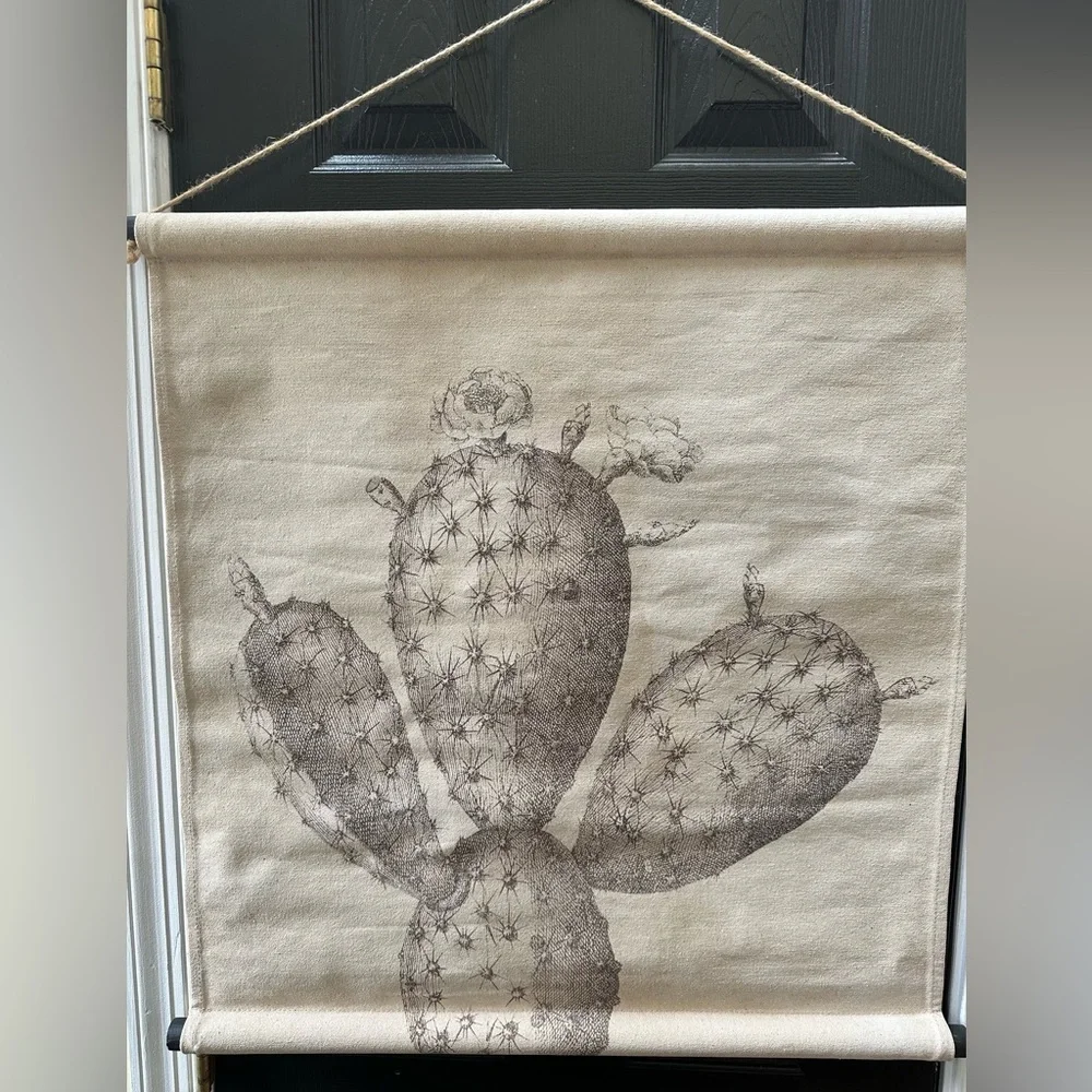 Cactus wall hanging